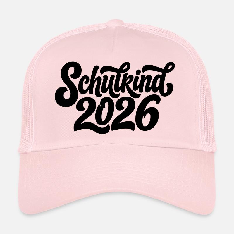 Schulkind 2026 - Trucker Cap - Hellrosa