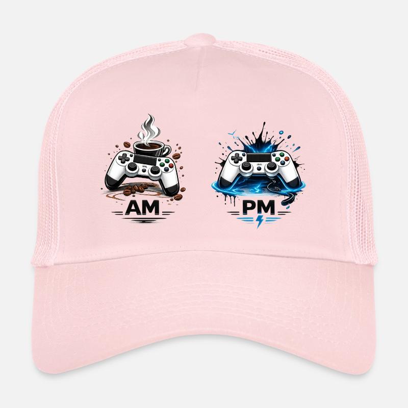 AM Kaffee PM Gaming Trucker Cap