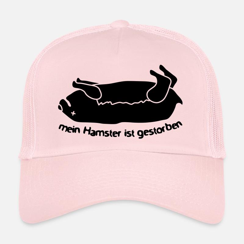 dead hamster - Trucker Cap - pale pink