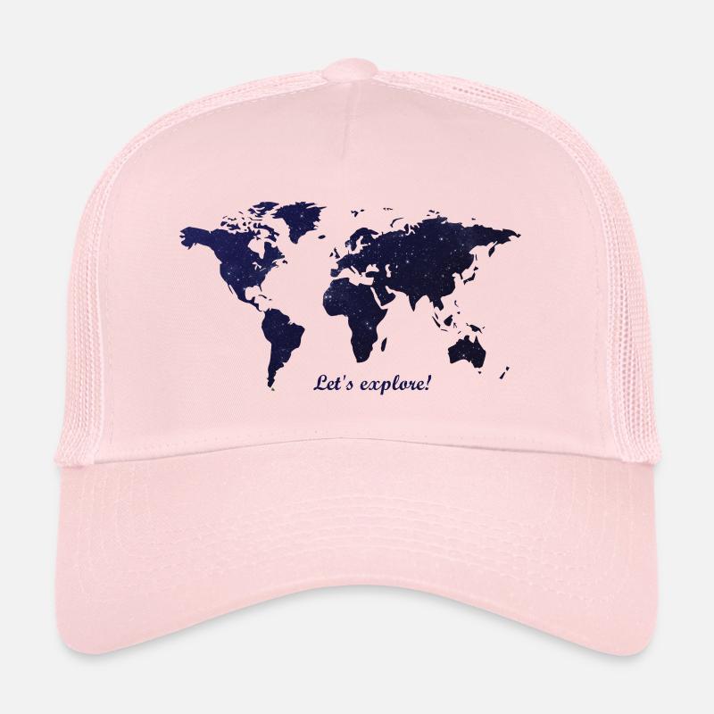 Welt - Trucker Cap - Hellrosa