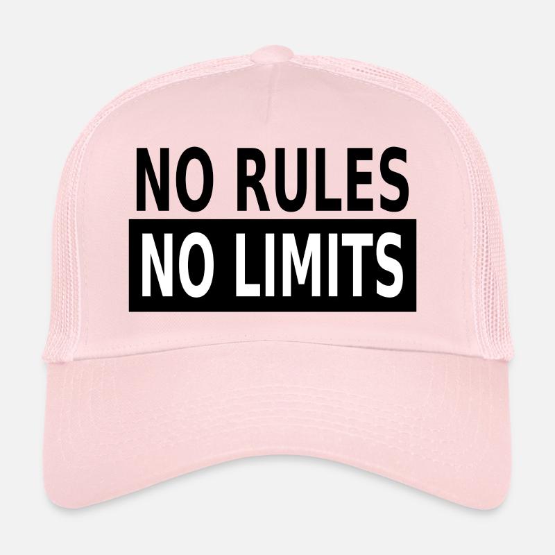 No Rules No Limits Casquette trucker 