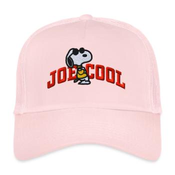 Peanuts Snoopy Joe Cool Sonnenbrille Stick - Trucker Cap - Hellrosa - Vorne