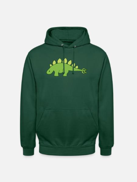 Stegosaurus - Unisex Hoodie - Flaschengrün