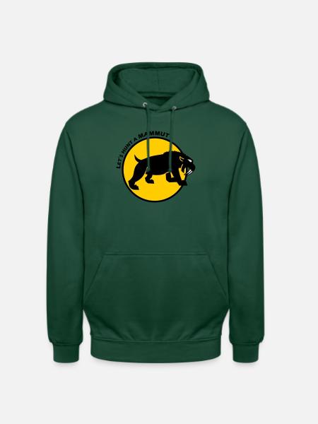 Saber-tooth tiger - Unisex Hoodie - bottle green