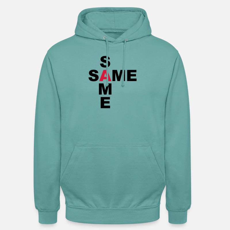 SAME SAME but different - Unisex Hoodie - Pastelltürkis