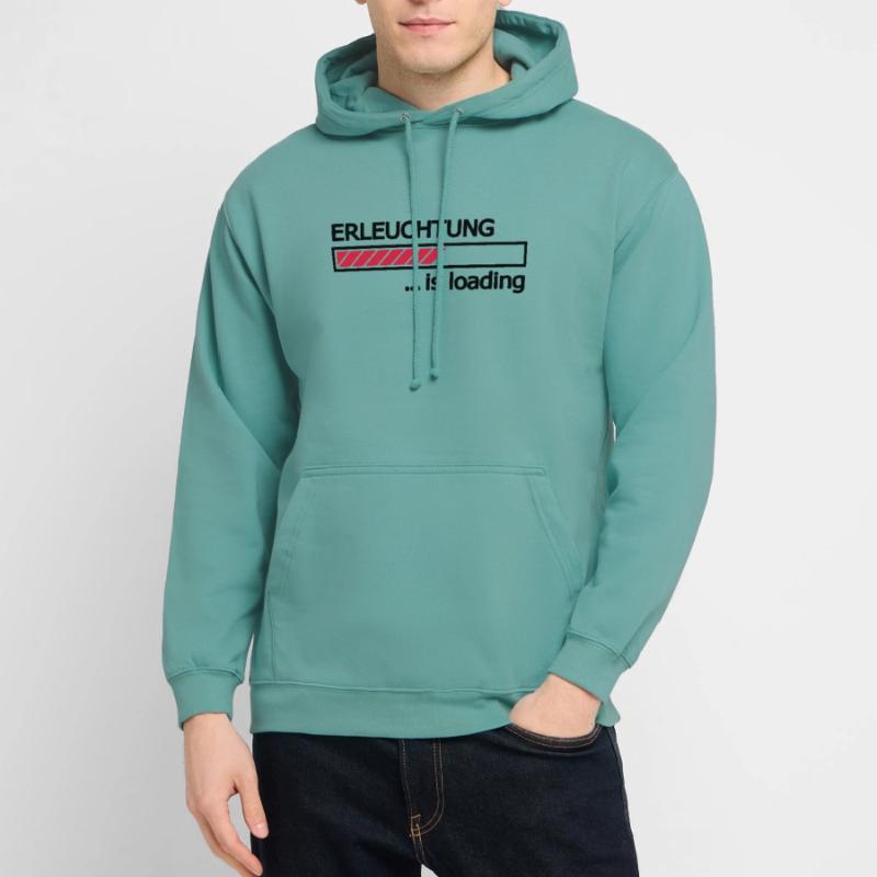Enlightenment is loading progress bar Loading Bar Unisex Hoodie