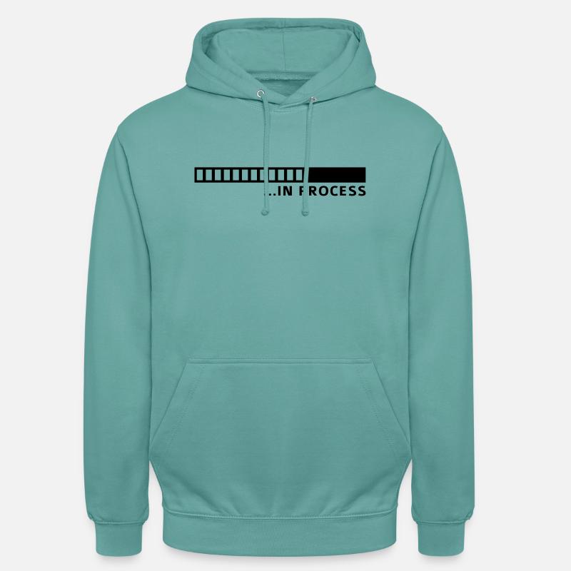 in_process__f1 - Unisex Hoodie - pastel turquoise