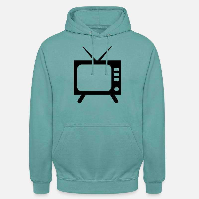 Fernseher - Unisex Hoodie - Pastelltürkis