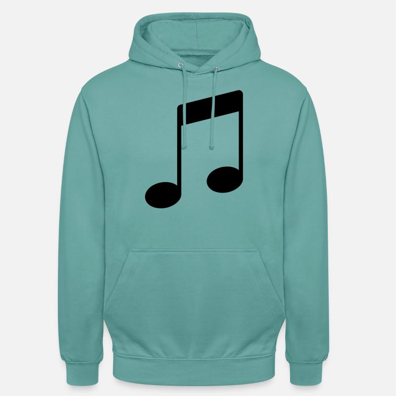 note_icon - Unisex Hoodie - pastel turquoise