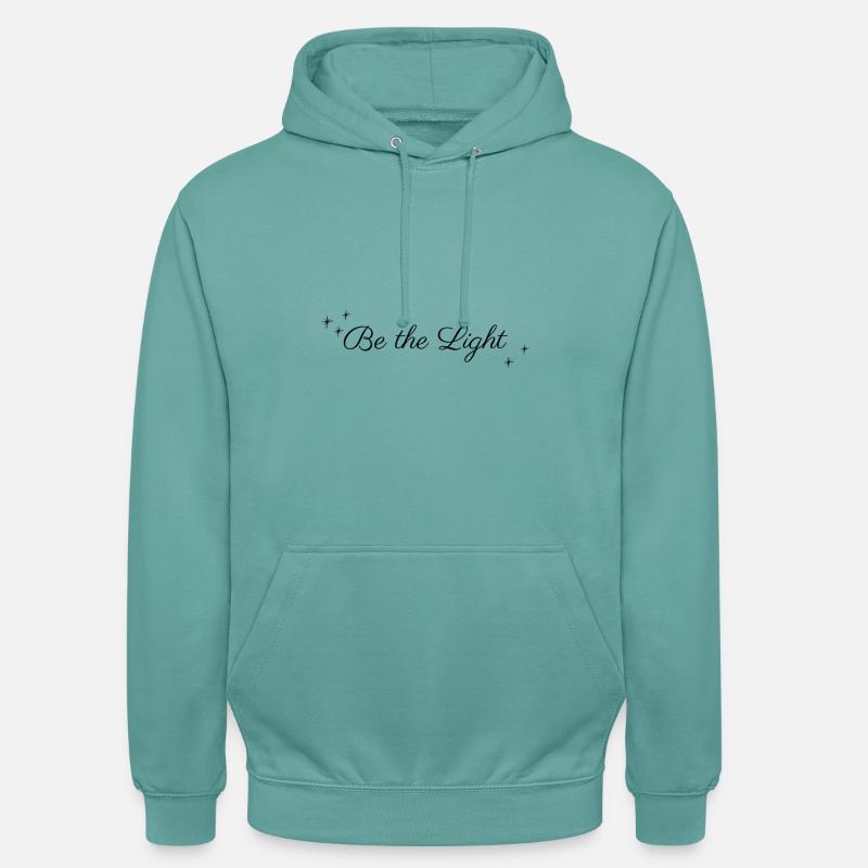 Sei das Licht - Unisex Hoodie - Pastelltürkis