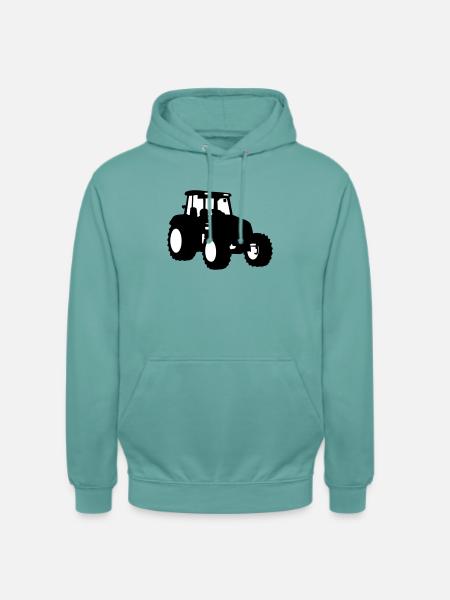 Traktor - Unisex Hoodie - Pastelltürkis