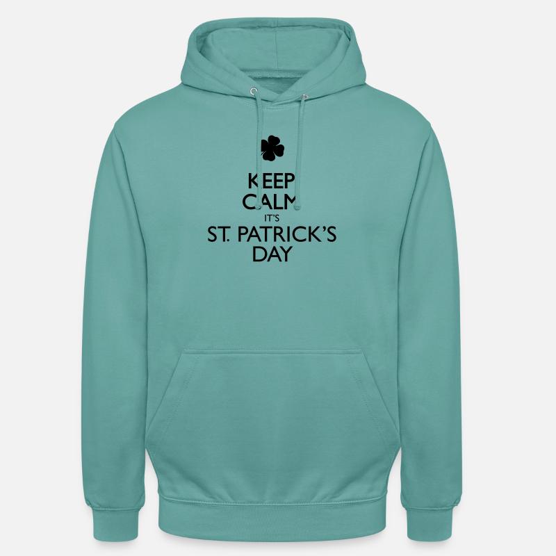 It's St. Patricks Day - Sweat-shirt à capuche unisexe - turquoise pastel