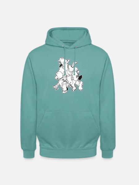 Bacteria Salat - Unisex Hoodie - Pastelltürkis