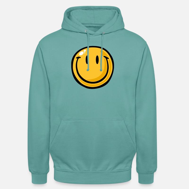 Smiley big smile - Unisex-hettegenser - pastellturkis