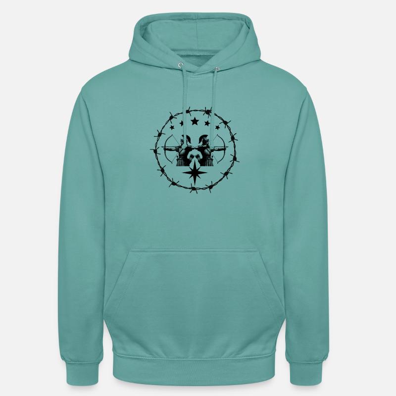 Style d’archer - Sweat-shirt à capuche unisexe - turquoise pastel