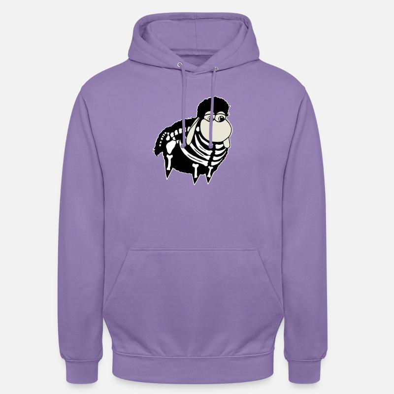 Wolly Sheepling Skeleton Gaming - Sweat-shirt à capuche unisexe - lavande