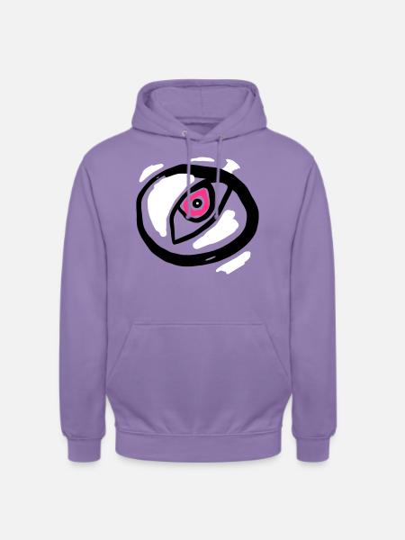 Oeil - Symbolisme - Sweat-shirt à capuche unisexe - lavande