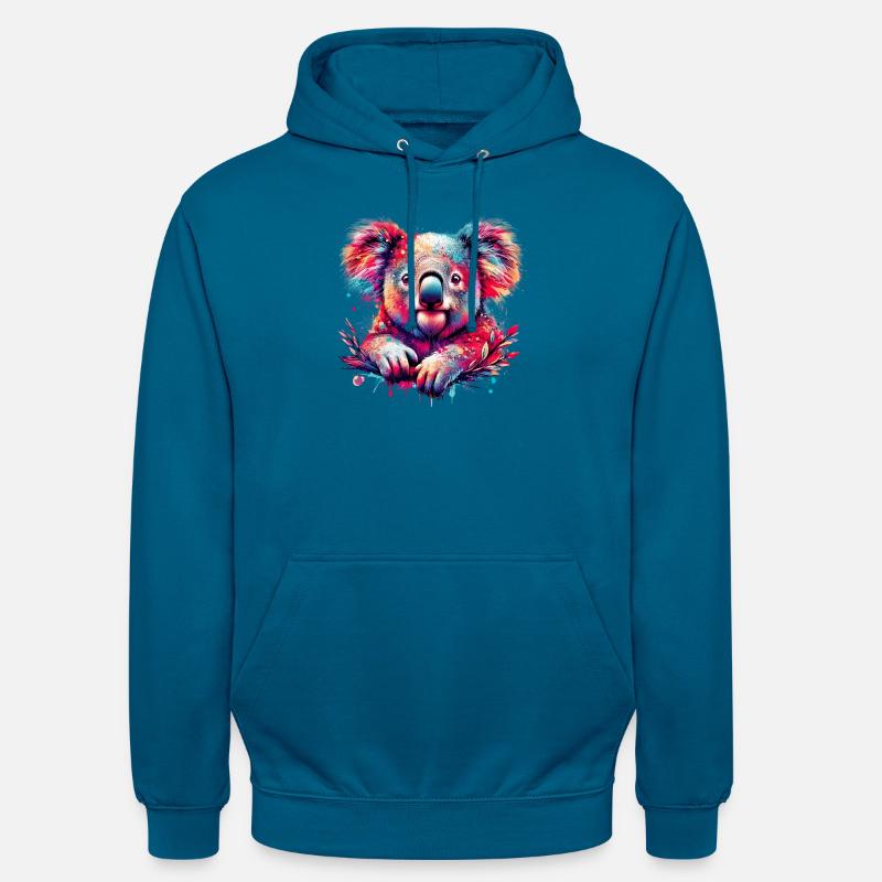 Koala - Sweat-shirt à capuche unisexe - bleu profond 