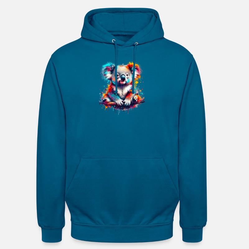 Koala - Sweat-shirt à capuche unisexe - bleu profond 