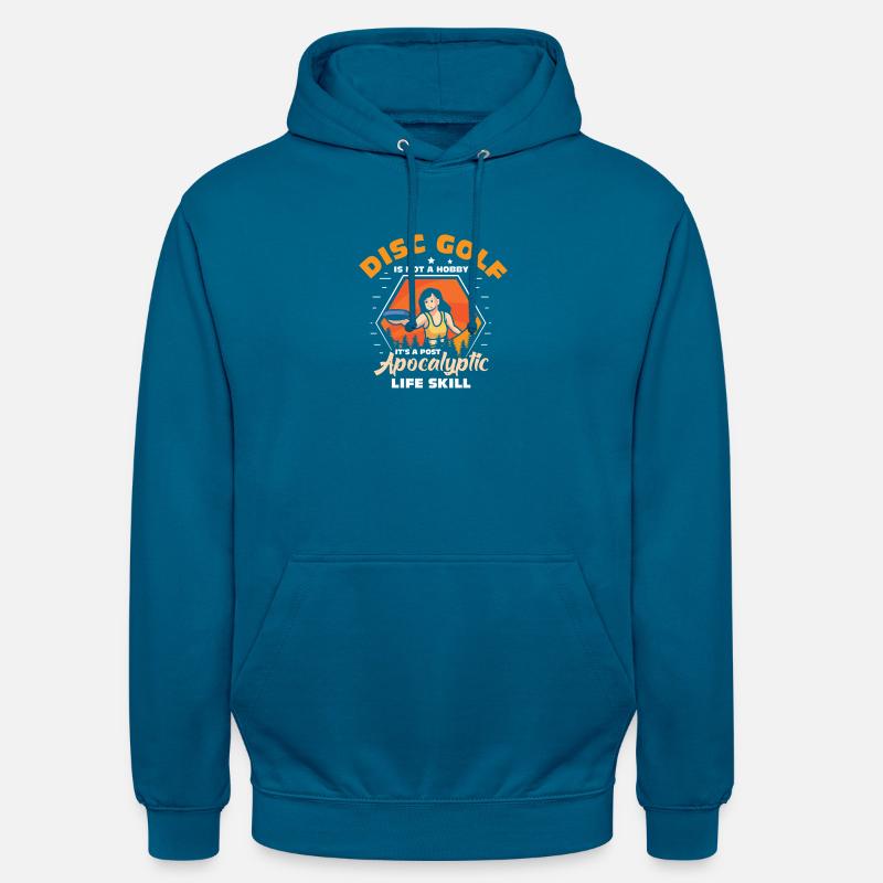 Cadeaux de disc golf Disc Golf - Sweat-shirt à capuche unisexe - bleu profond 