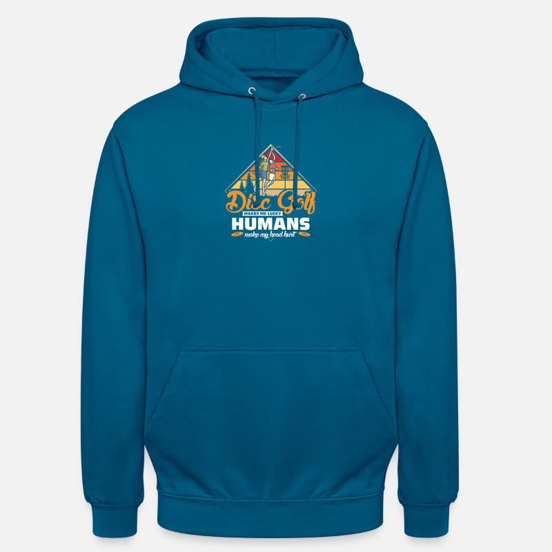 Cadeaux de disc golf Disc Golf - Sweat-shirt à capuche unisexe - bleu profond 