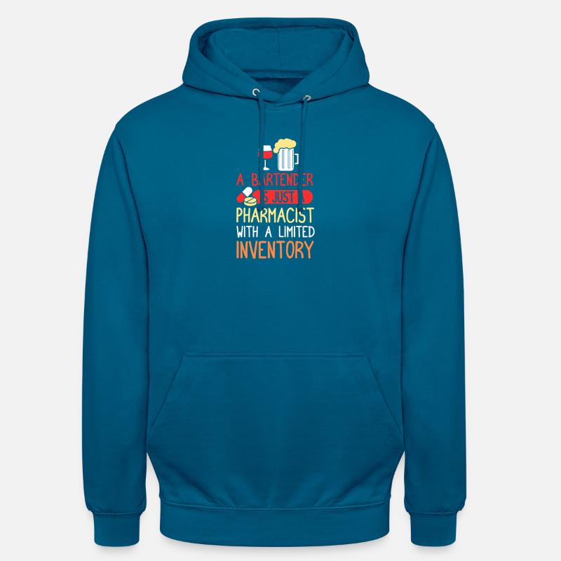 Barkeeper Kellner bartender Barmann - Unisex Hoodie - Tiefseeblau