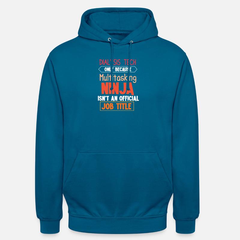 Technicien en dialyse néphrologie - Sweat-shirt à capuche unisexe - bleu profond 