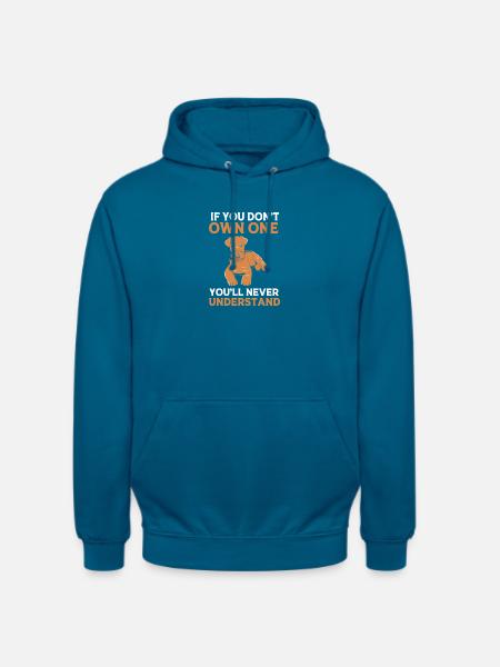 Airedale Terrier - Unisex Hoodie - Tiefseeblau 