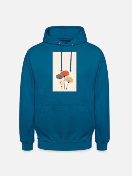 Ginkgo - Unisex Hoodie - deep sea blue 