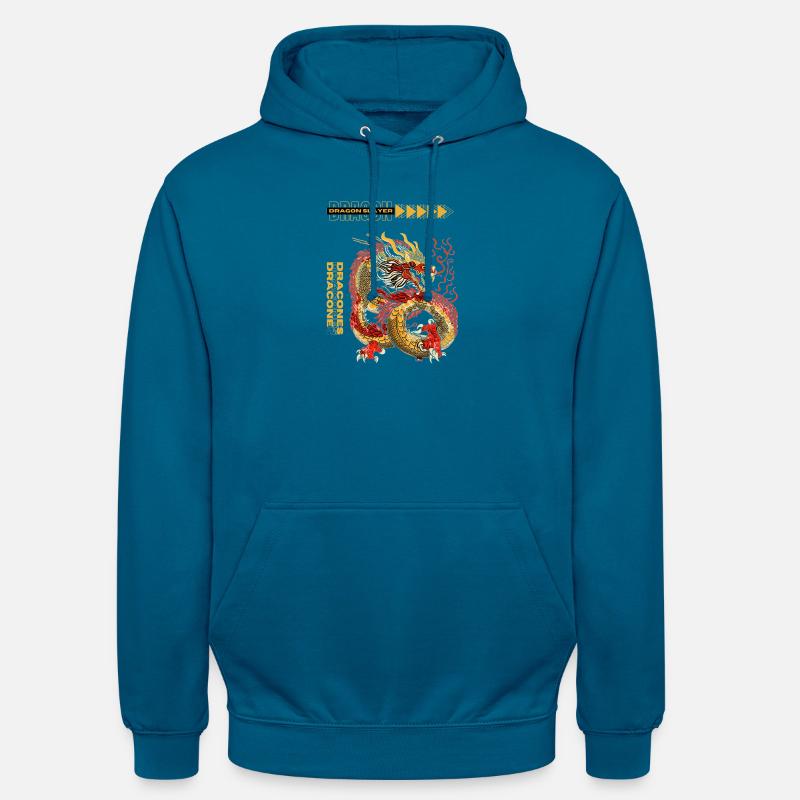 Drachentöter - Unisex Hoodie - Tiefseeblau 