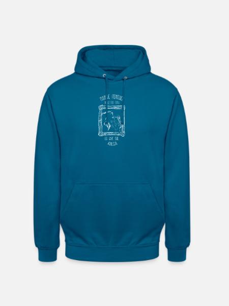 Pferde Stute - Unisex Hoodie - Tiefseeblau