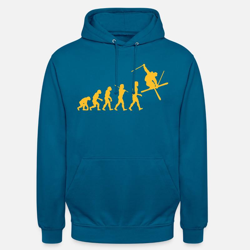 Ski Evolution - Sweat-shirt à capuche unisexe - bleu profond 