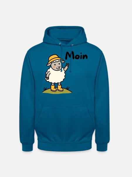 Moin Maritim Schaf Nordsee - Unisex Hoodie - Tiefseeblau