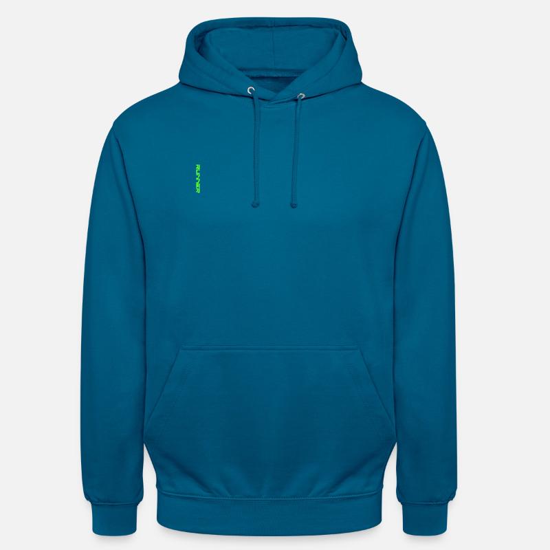 Coureur - coureur en vert - Sweat-shirt à capuche unisexe - bleu profond