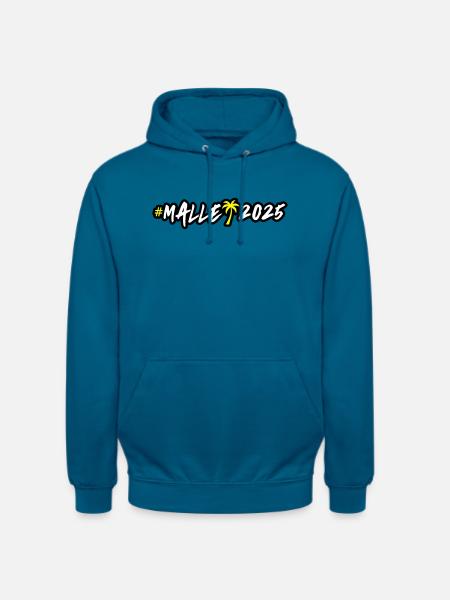 Malle 2025 Palm Tree - Unisex Hoodie - deep sea blue 