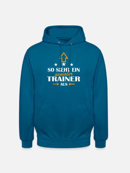 GENIALER Trainer - Unisex Hoodie - Tiefseeblau