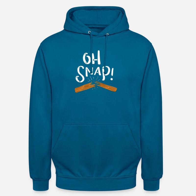 Oh snap! broken through - Unisex Hoodie - deep sea blue 