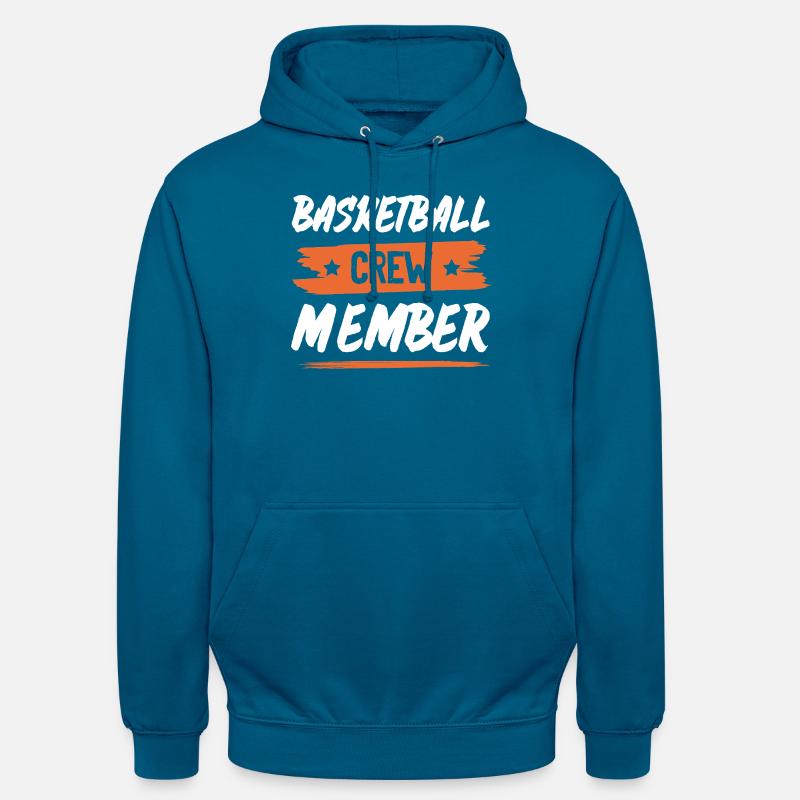 Équipe de basket-ball - Sweat-shirt à capuche unisexe - bleu profond 