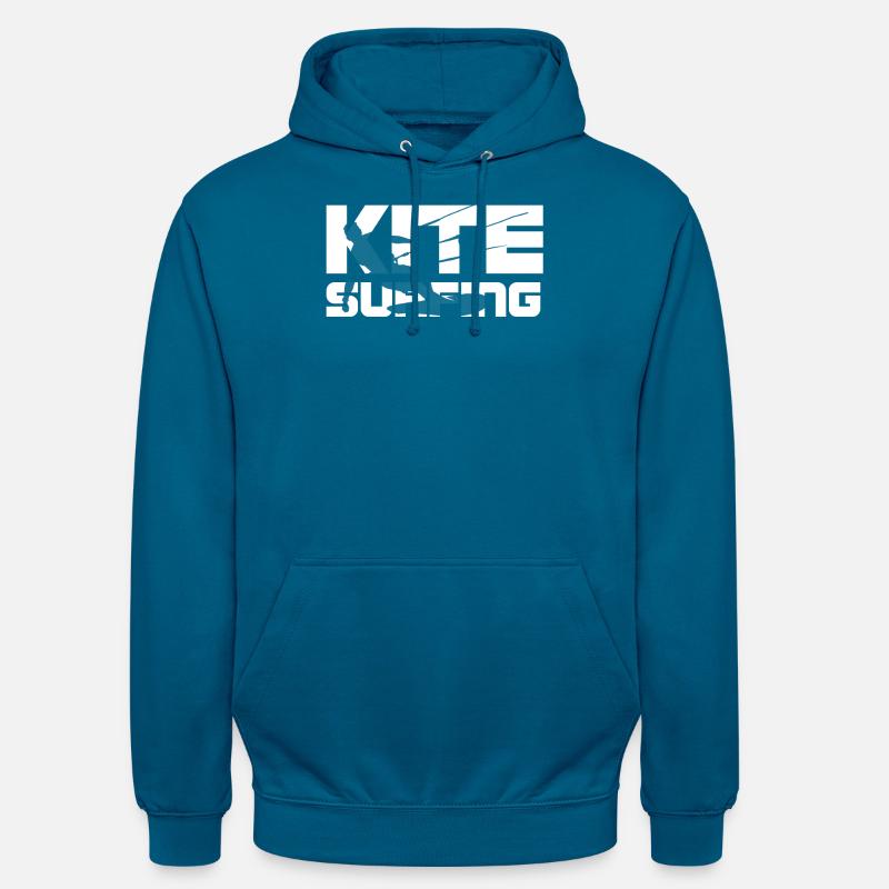 Kitesurf - Kitesurf - Kitesurf - Cadeau - Sweat-shirt à capuche unisexe - bleu profond