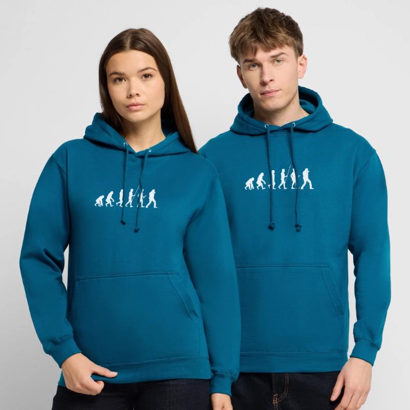 Harmonica - Harmonica Player - Evolution Unisex Hoodie