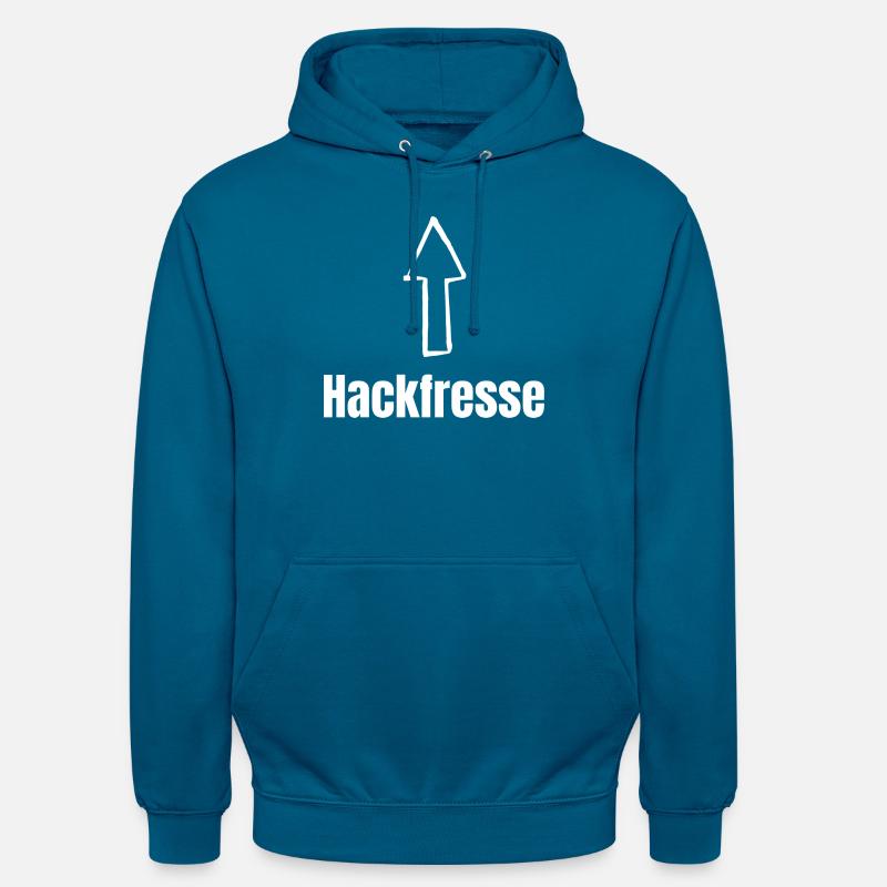 Hack-eat flèche haut - Sweat-shirt à capuche unisexe - bleu profond 