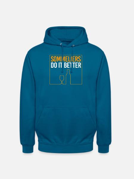 Sommelier - Unisex Hoodie - Tiefseeblau