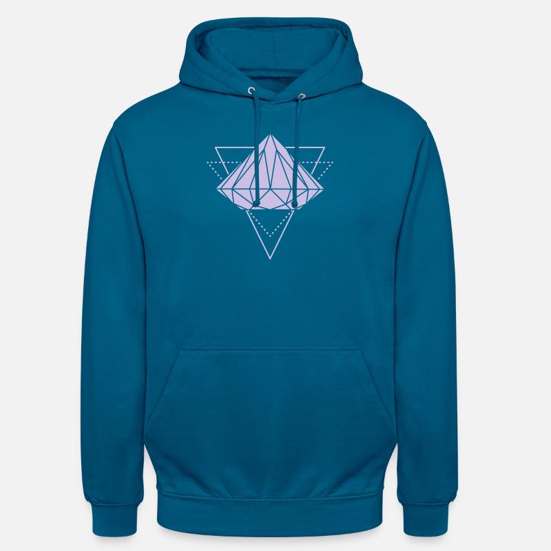 Bright like a Diamond - Unisex Hoodie - Tiefseeblau 