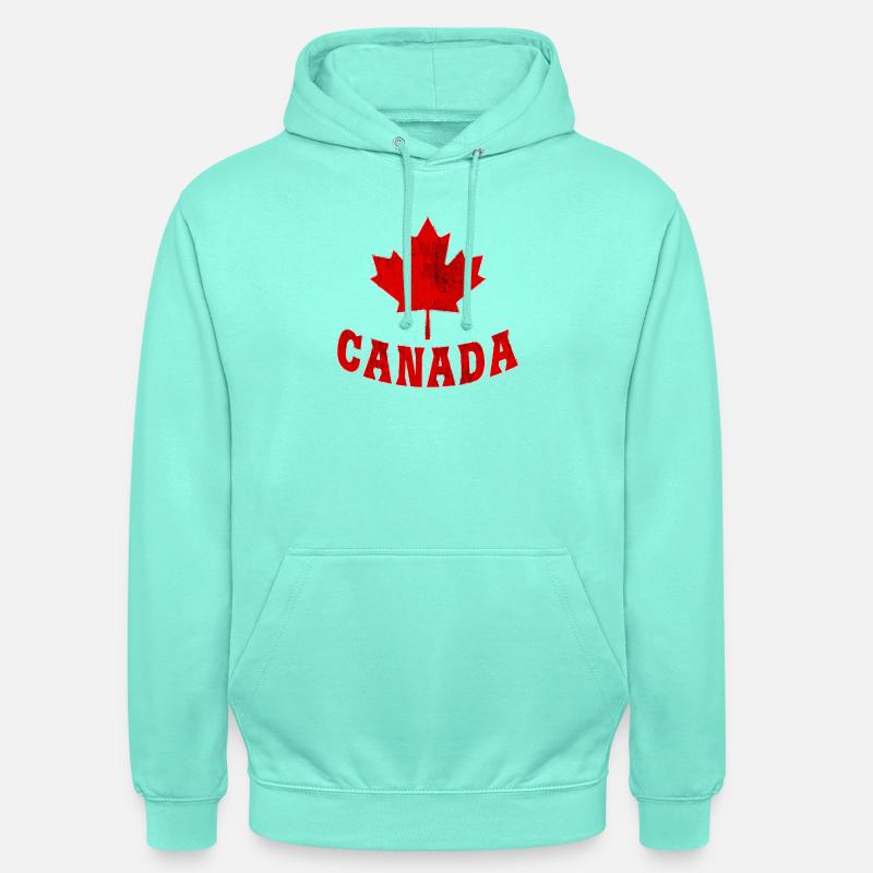 Kanada / Geschenk / Ahornblatt / Geschenkidee - Unisex Hoodie - Mint