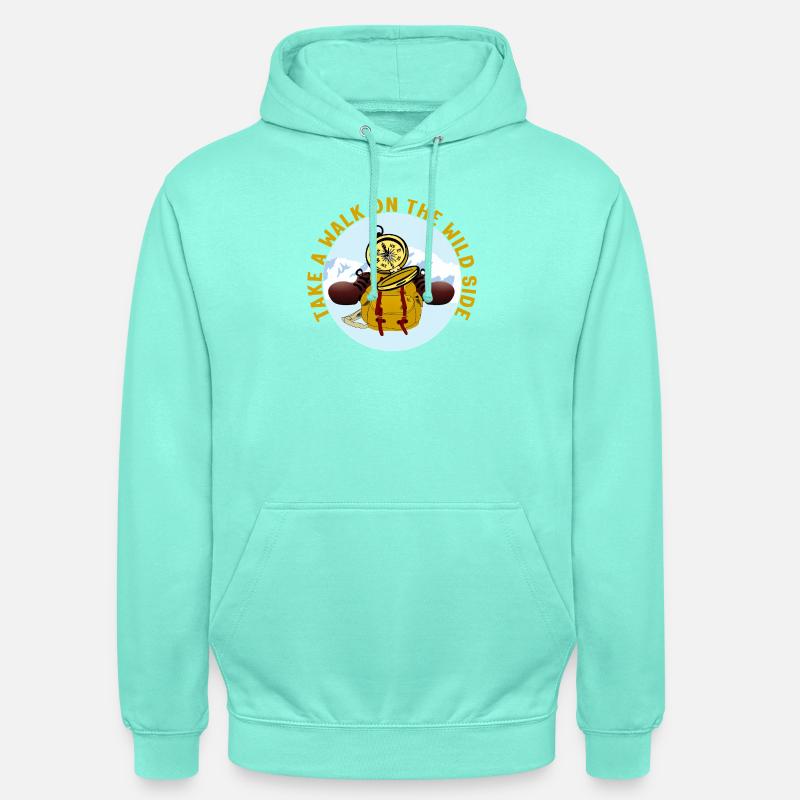 Vers les grands espaces - Sweat-shirt à capuche unisexe - menthe