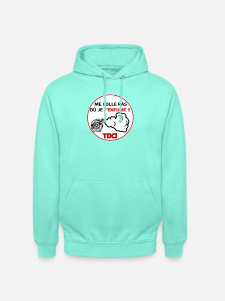 Don't stick to me, I'm smoking - Unisex Hoodie - mint