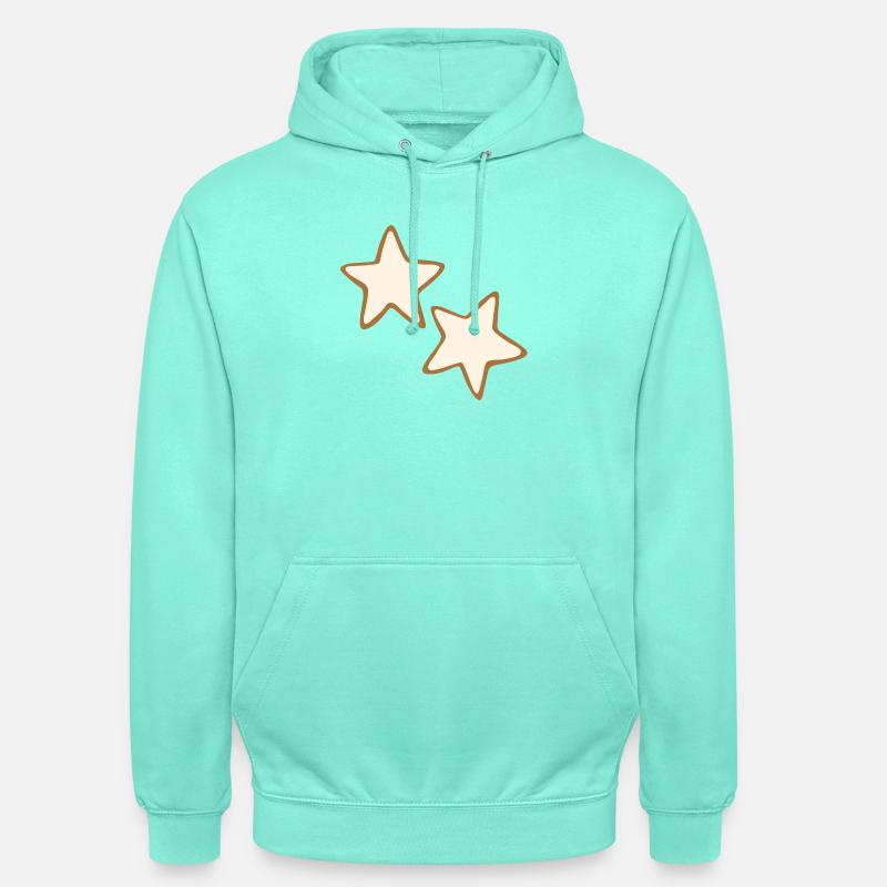 Biscuits Cinnamon Star - Sweat-shirt à capuche unisexe - menthe