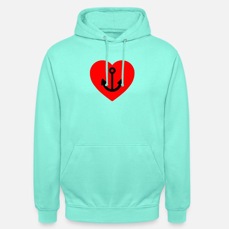 Voile - Sweat-shirt à capuche unisexe - menthe
