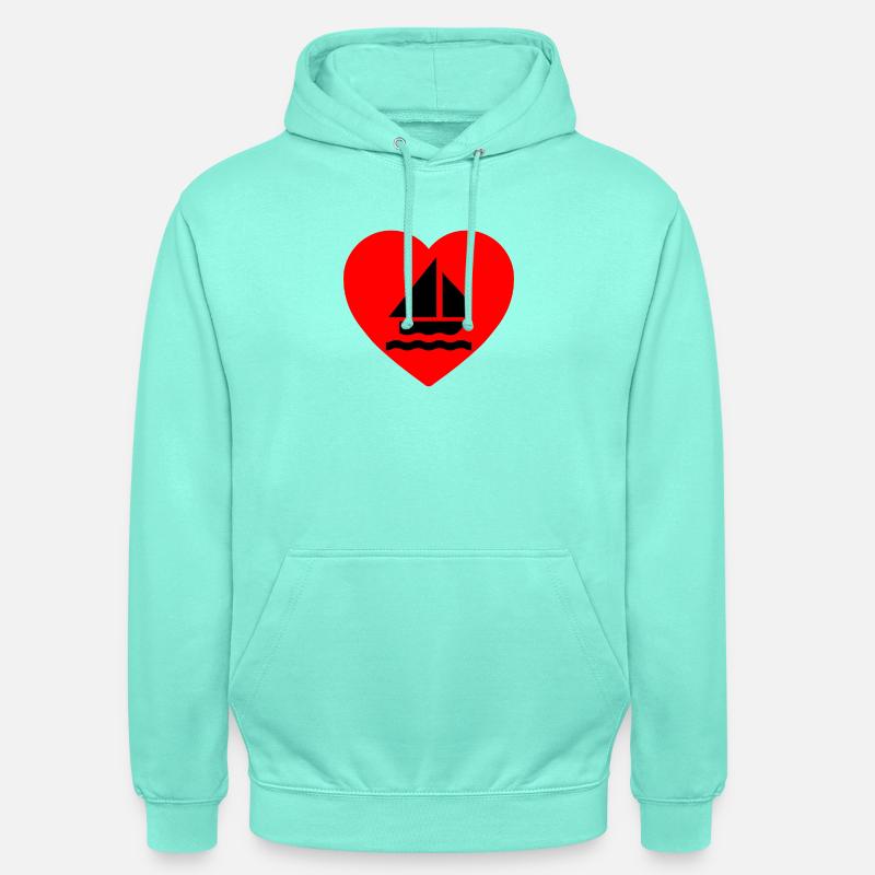 Voile - Sweat-shirt à capuche unisexe - menthe