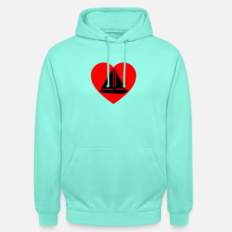 Voile - Sweat-shirt à capuche unisexe - menthe